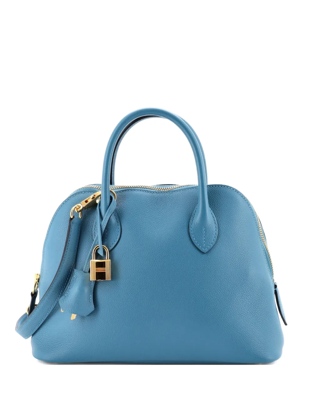 Hermès Pre-Owned Bolide 1923 Bag Verso Evercolor 25 satchel - Blu