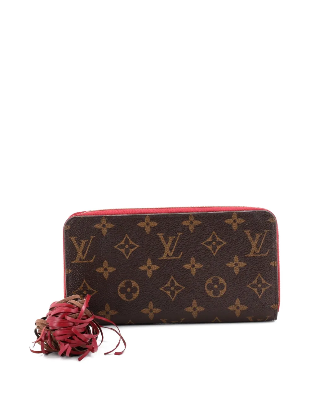 Louis Vuitton Pre-Owned Tassel Zippy Wallet Monogram Canvas small wallets - Marrone