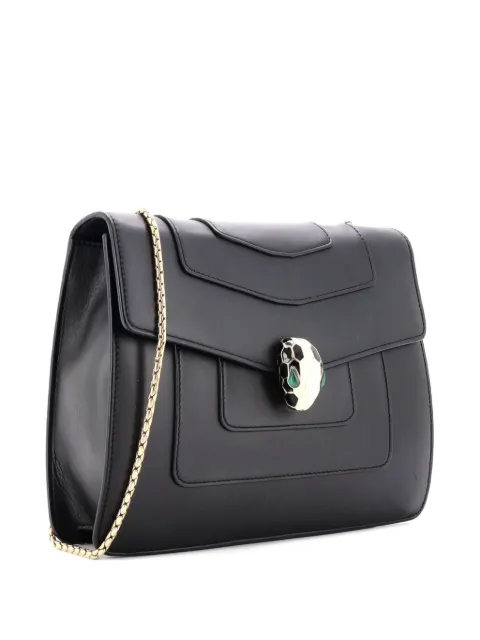 Bvlgari Pre-Owned Serpenti Forever Square Leather Medium shoulder bag