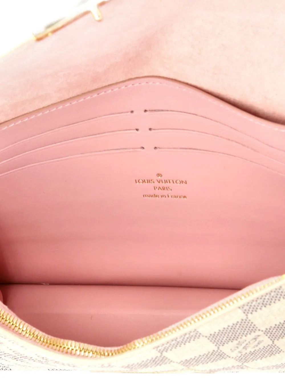 Croisette Chain Wallet Nm Damier Crossbody Bag