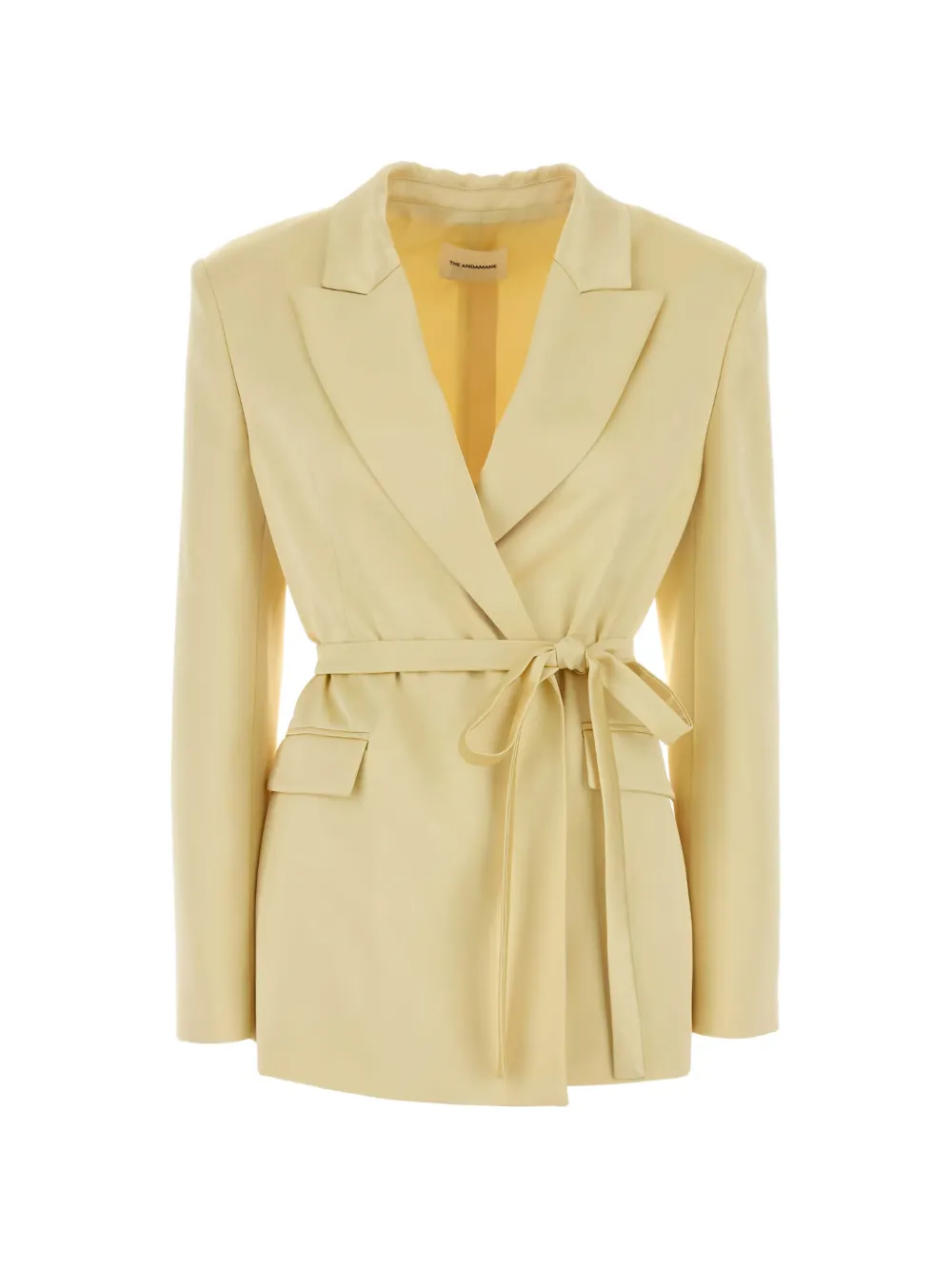 THE ANDAMANE Wilder belted blazer - Giallo
