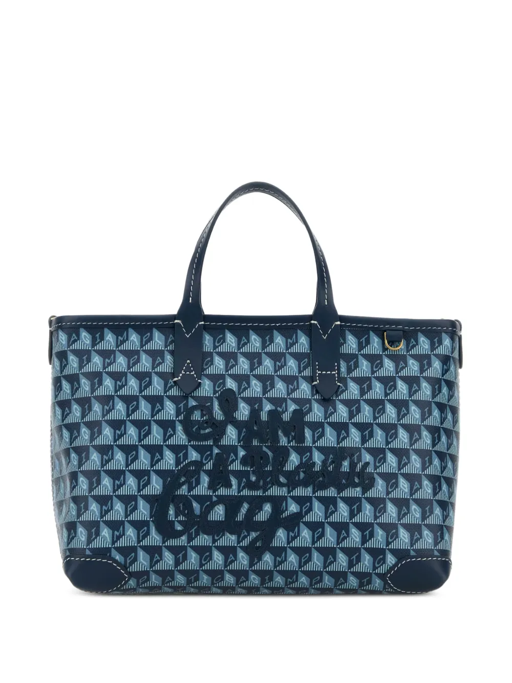 Anya Hindmarch I Am A Plastic Bag mini bag - Blu