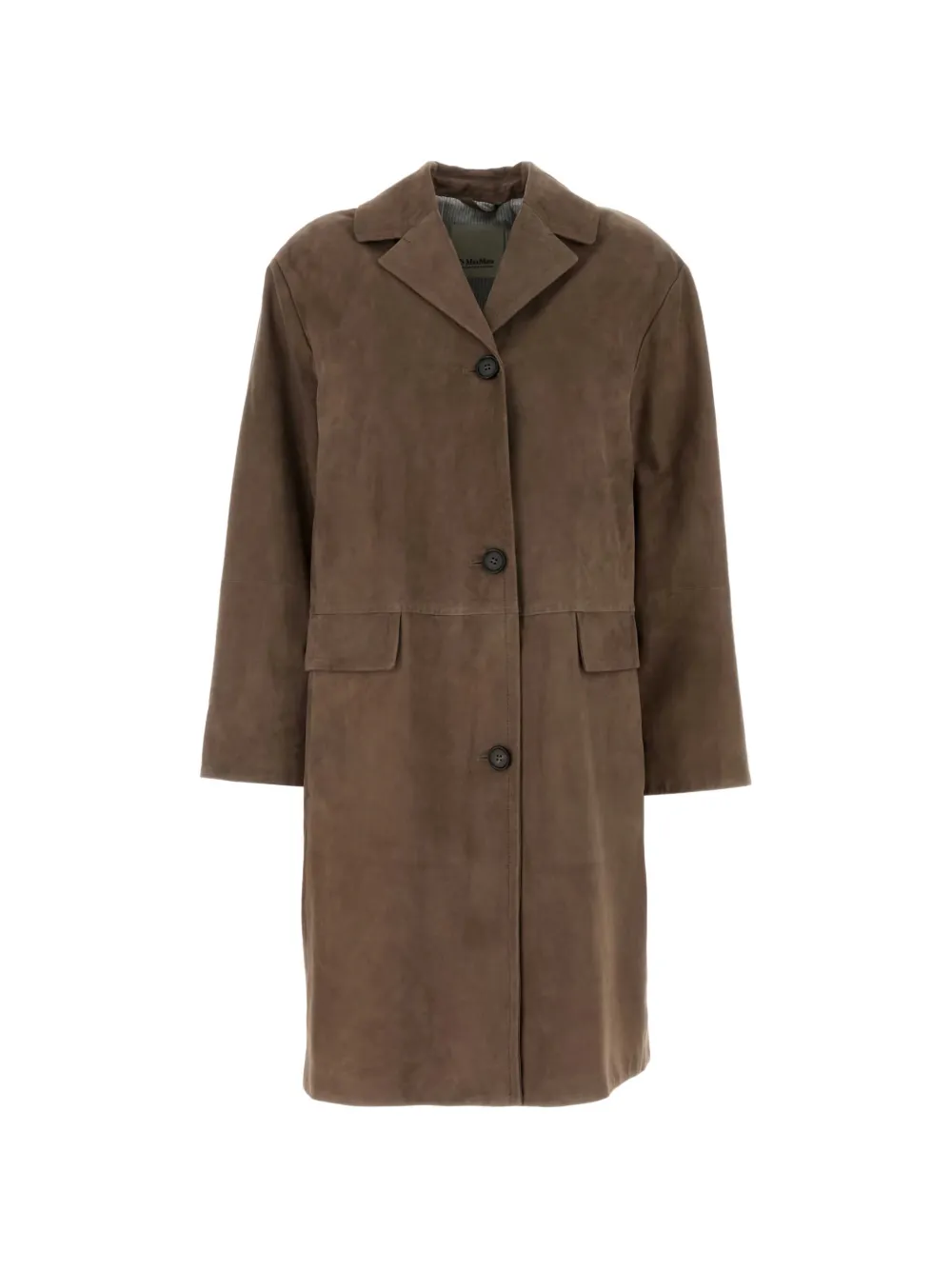 'S Max Mara Ortensia suede coat - Braun