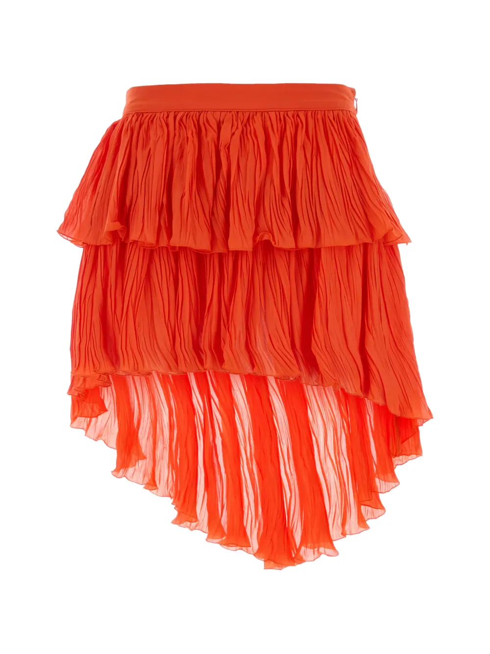 Blumarine tiered mini skirt - Arancione