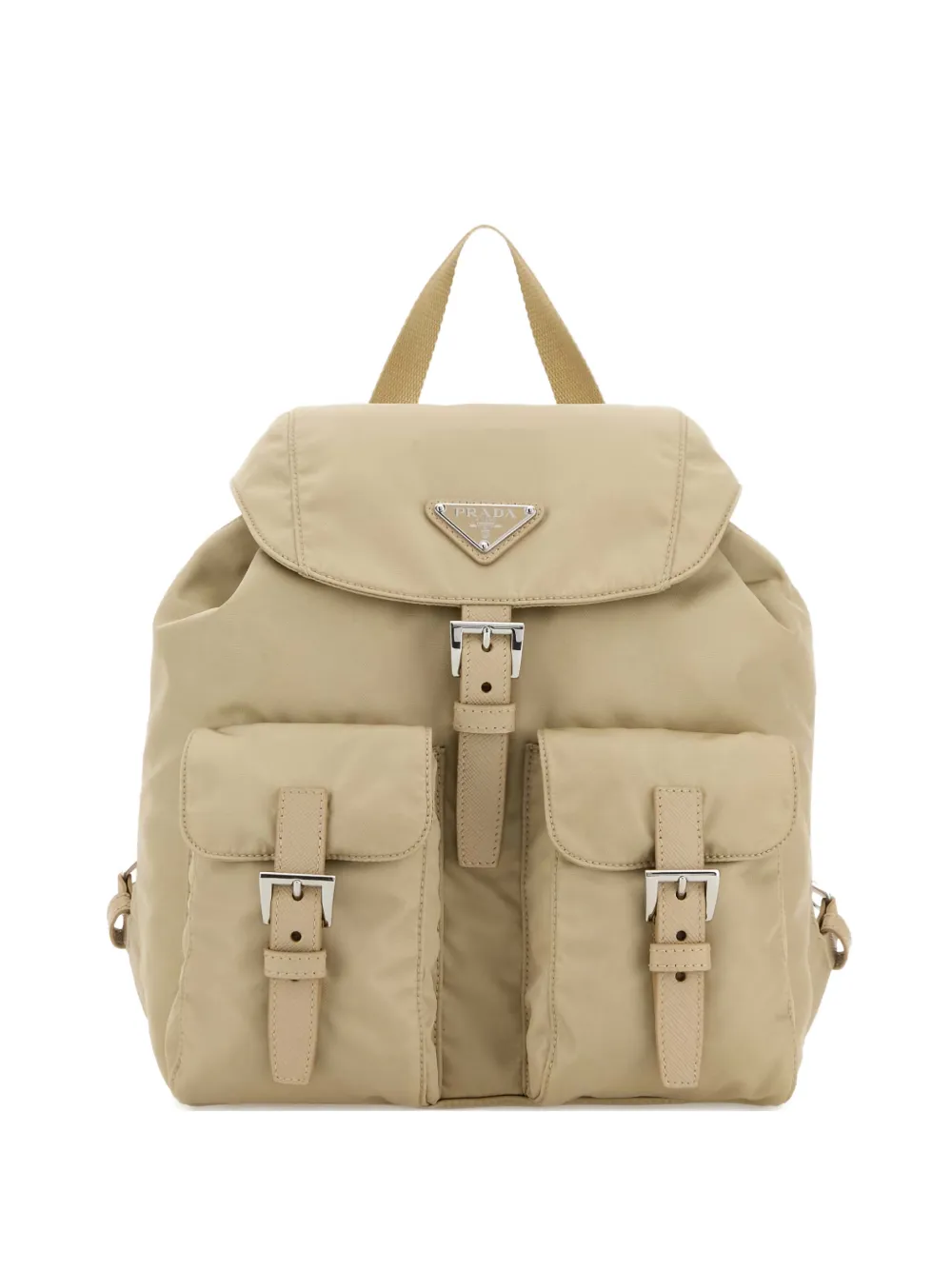 Prada small Re-Edition 1978 flap pocket backpack - Toni neutri