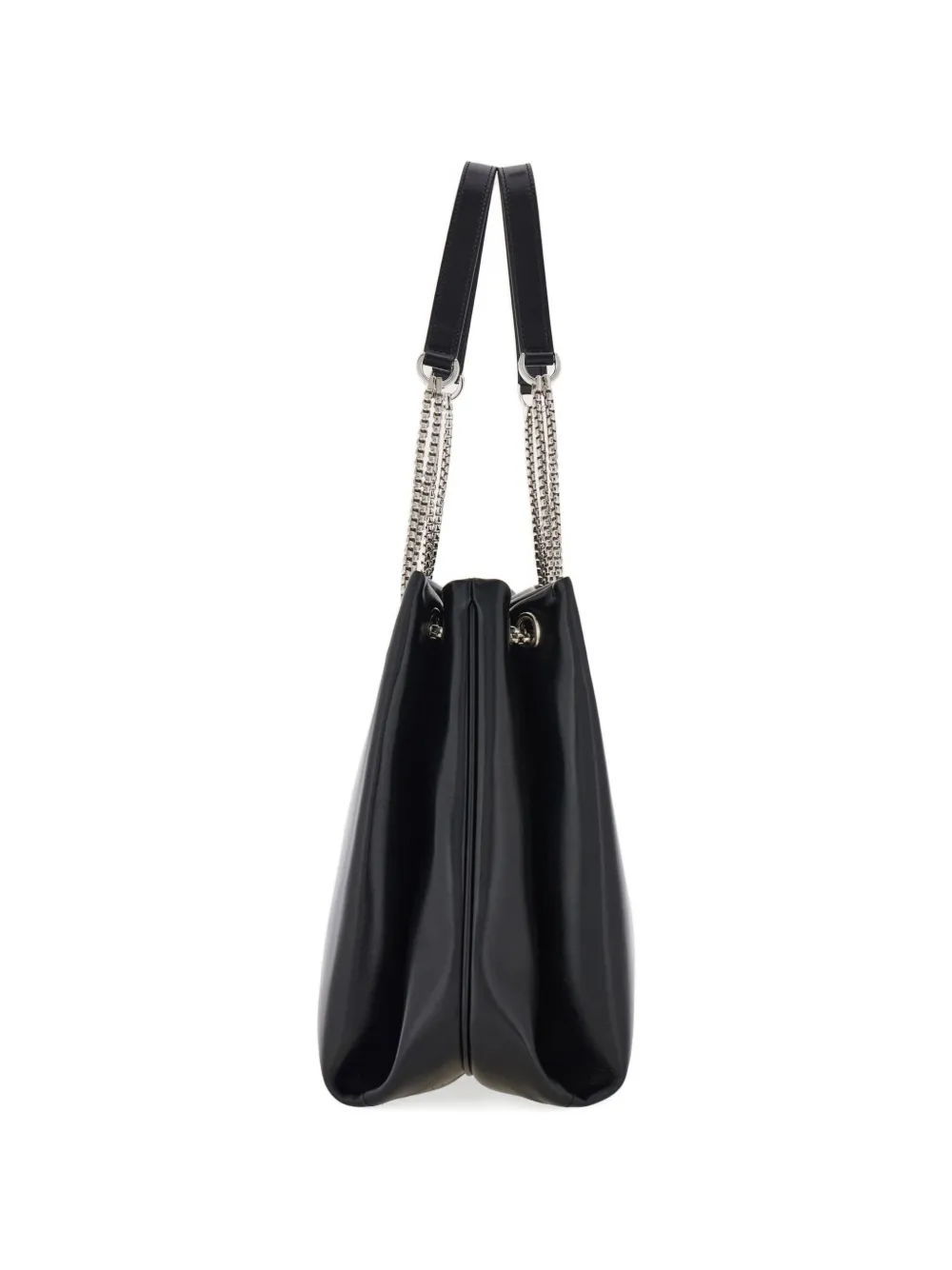Ferragamo Shopper met ketting Zwart