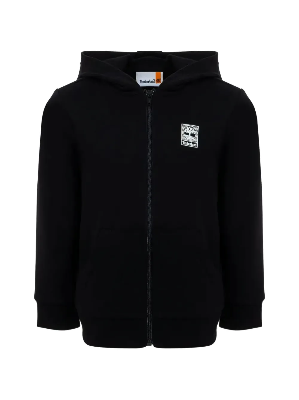 Timberland Kids hooded zip cardigan - Nero