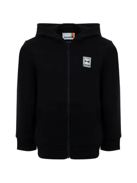 Timberland Kids hooded zip cardigan