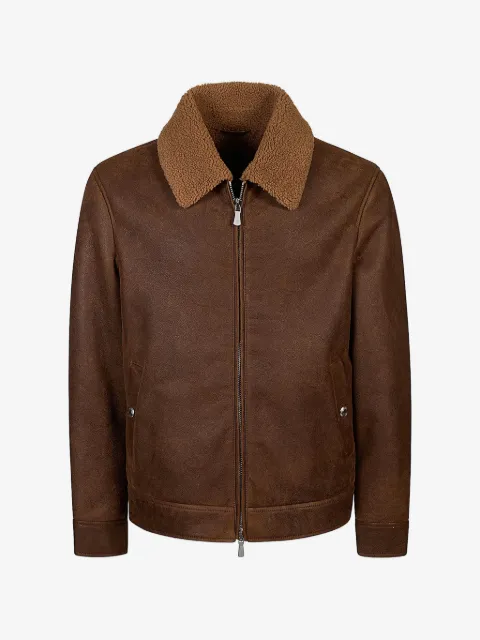 Eleventy shearling jacket