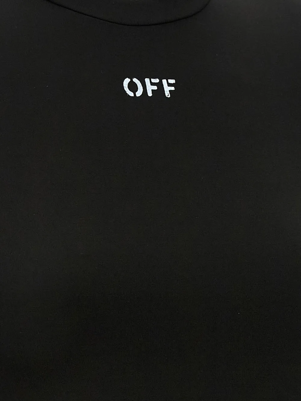  Off-white Logo-print Crew-neck Sweater - Black 