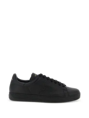 TOM FORD Perforated Sneakers | Black | FARFETCH AO