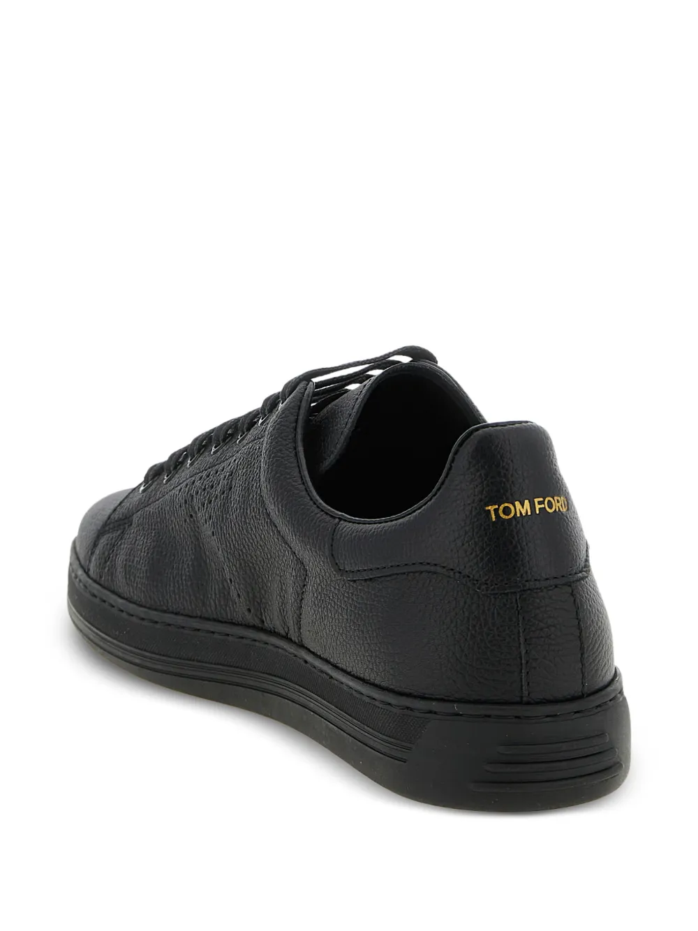 TOM FORD Leren sneakers Zwart