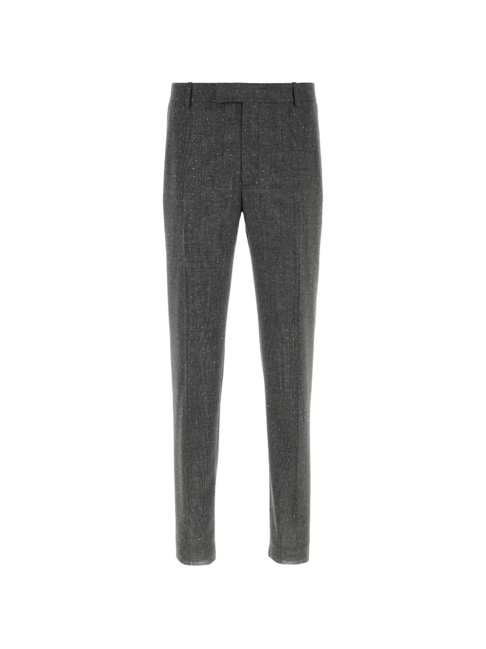 Alexander McQueen embroidered wool cigarette trousers – Grey