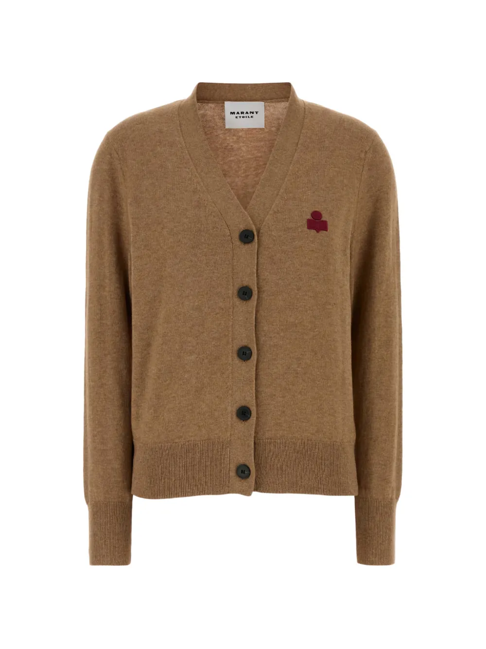 MARANT ÉTOILE buttoned motif cardigan - Marrone