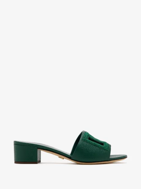 Dolce & Gabbana mules à plaque logo