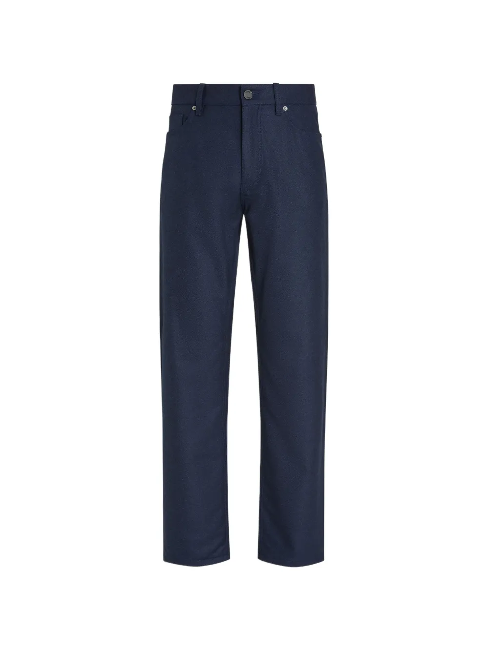 Zegna button trousers - Blu