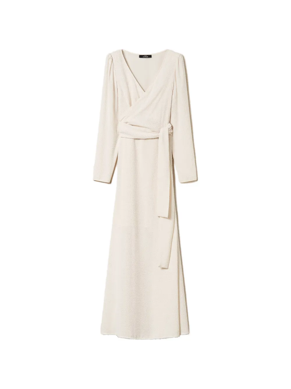 TWINSET Abito lungo con scollo a V - Toni neutri