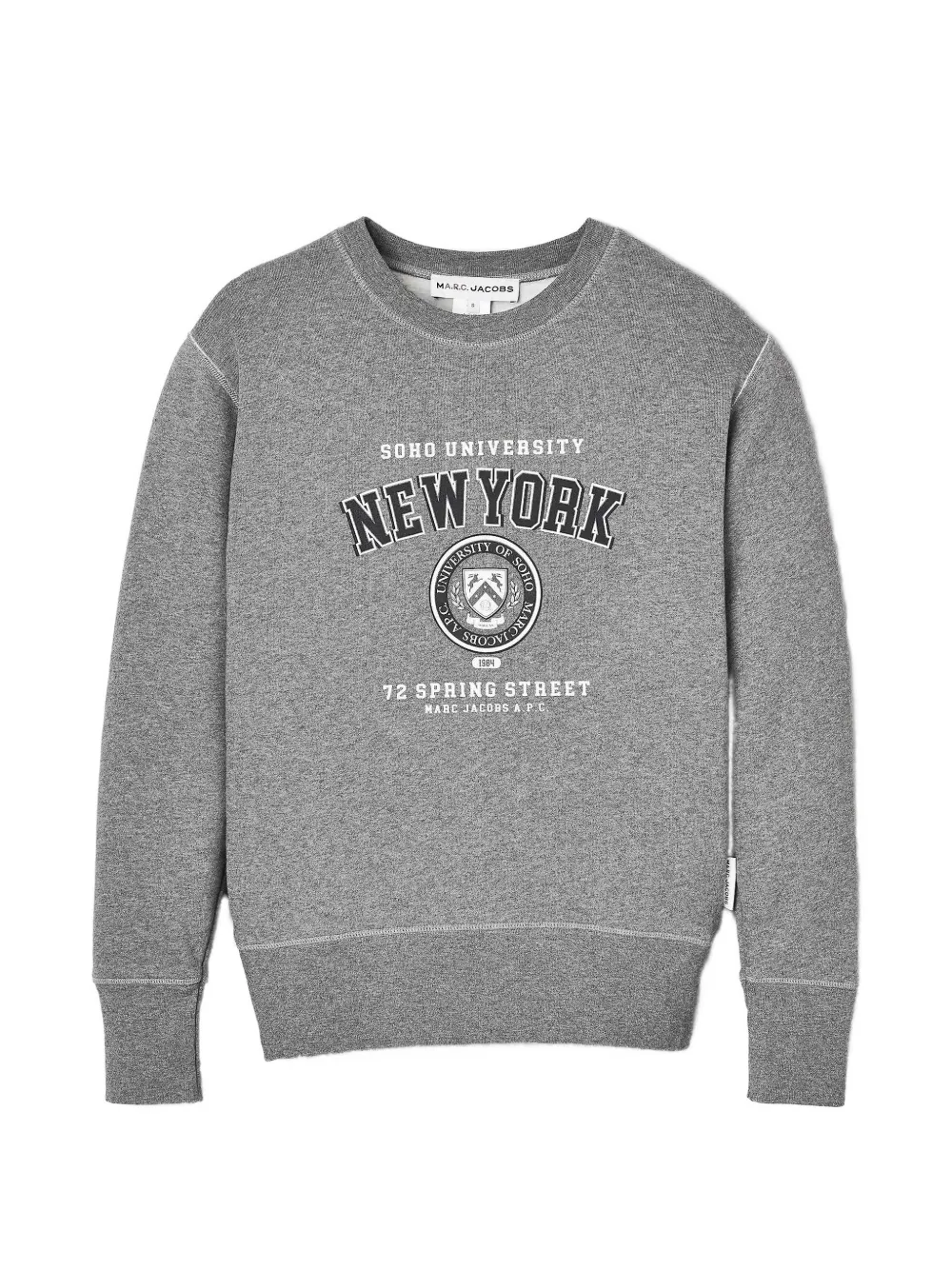 Marc Jacobs x The A.P.C. Shrunken NY crew-neck sweatshirt - Grigio