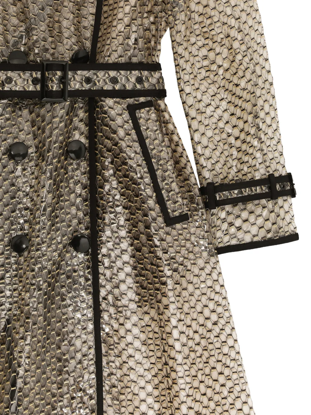 Dolce & Gabbana Trenchcoat met ceintuur Beige