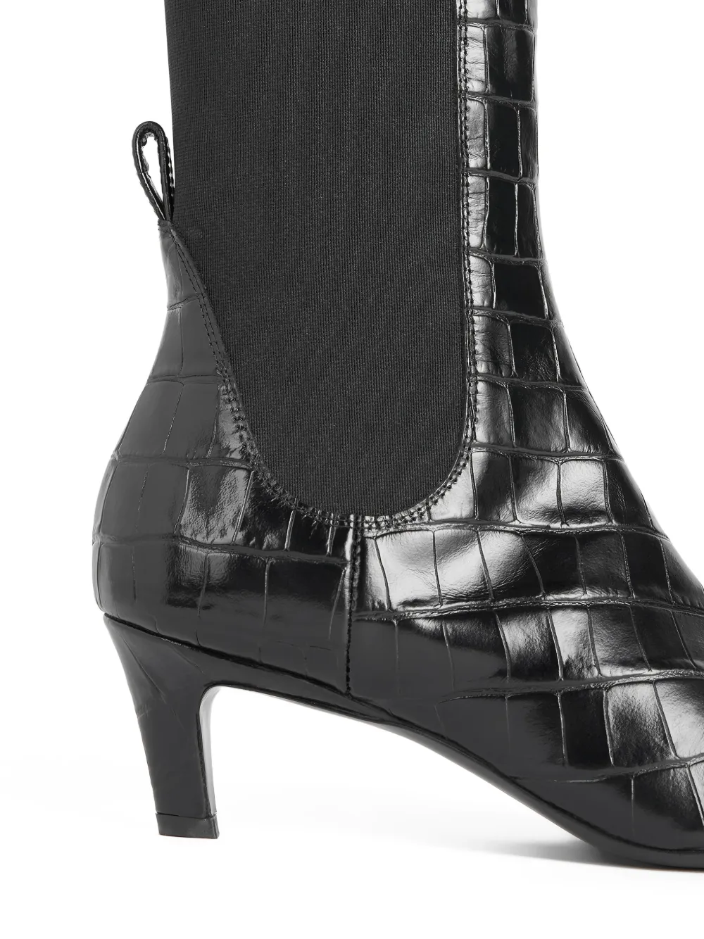 TOTEME Chelsea laarzen met reliëf Zwart