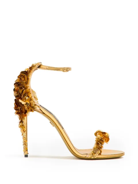 Dolce & Gabbana Sandália com paetês