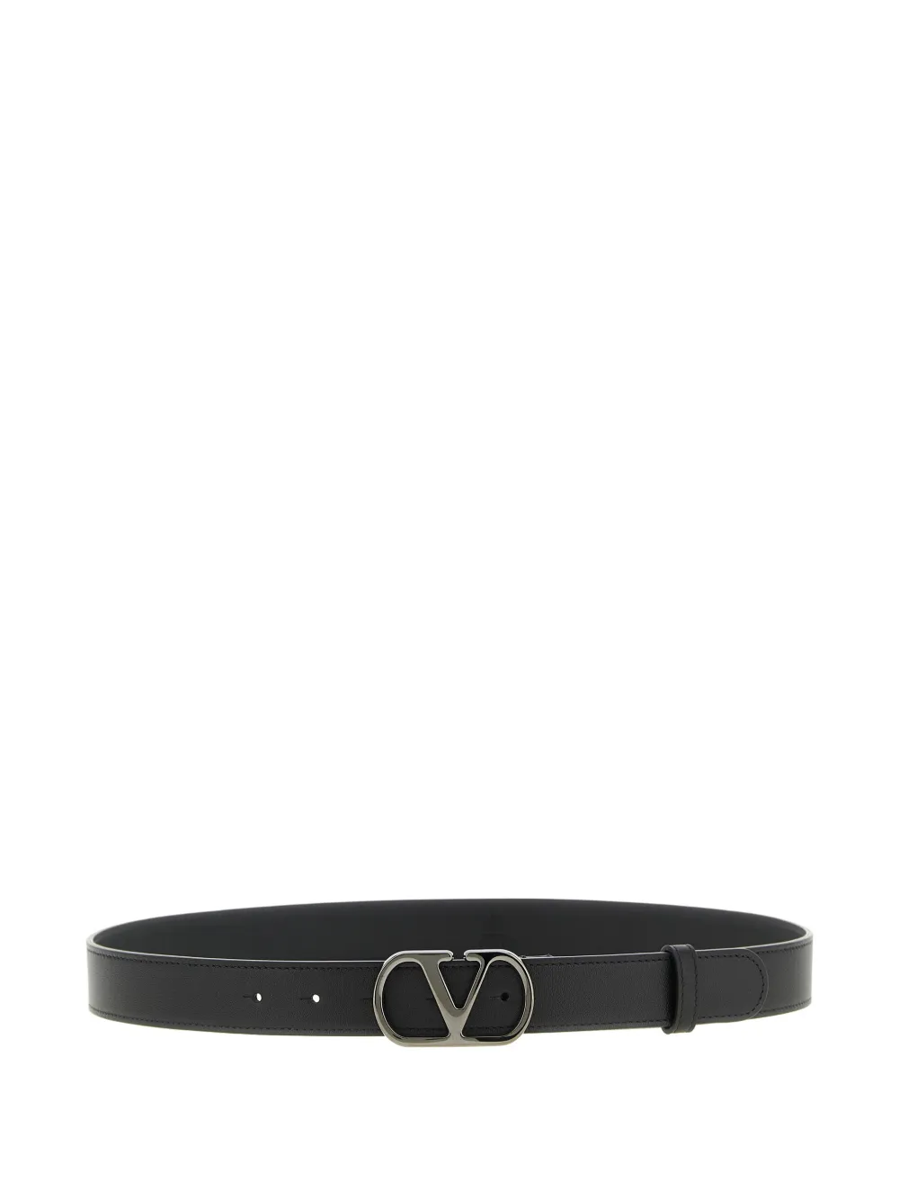 Valentino Garavani Vlogo leather belt - Nero