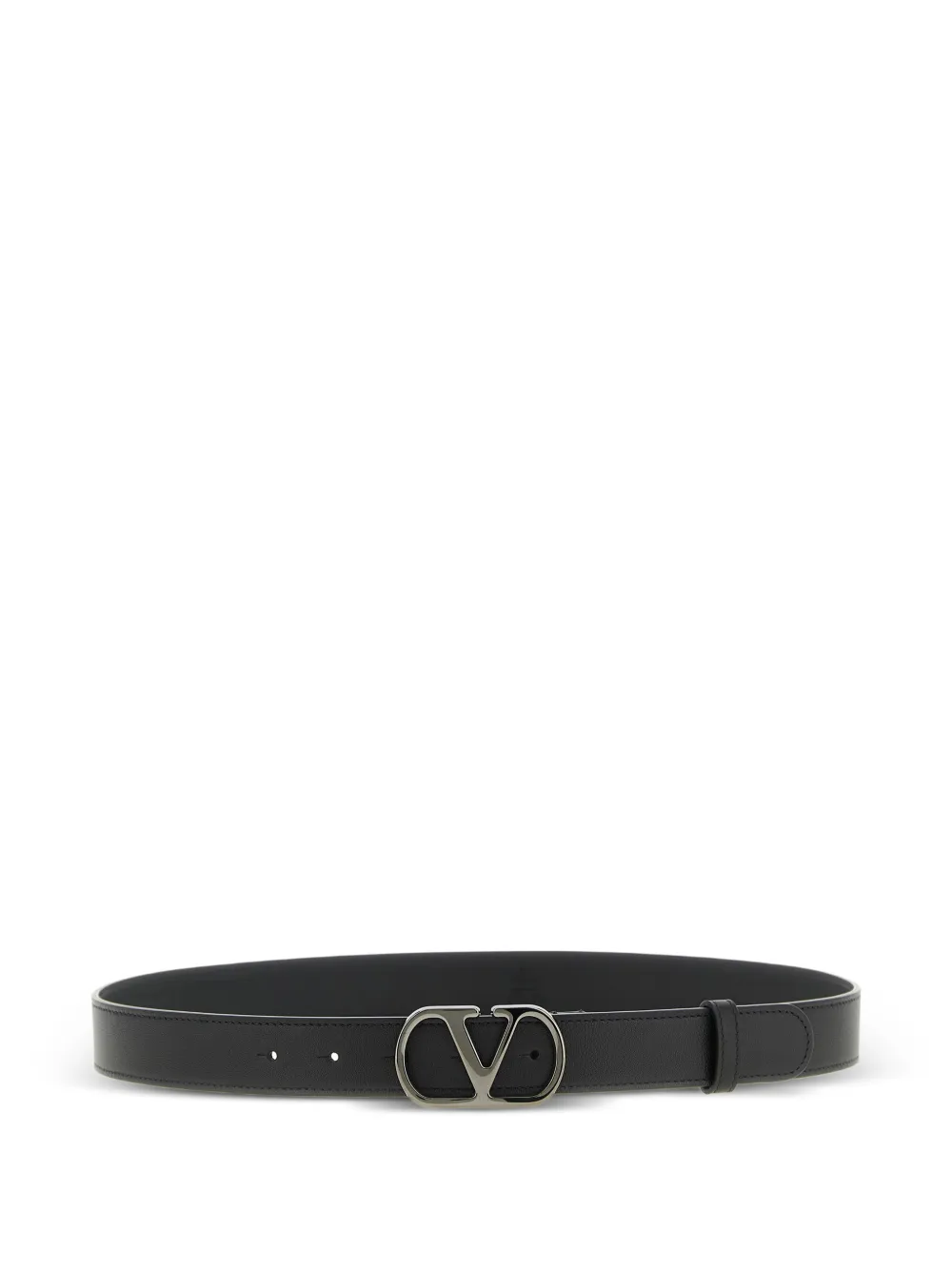 Valentino Garavani Vlogo leather belt - Nero