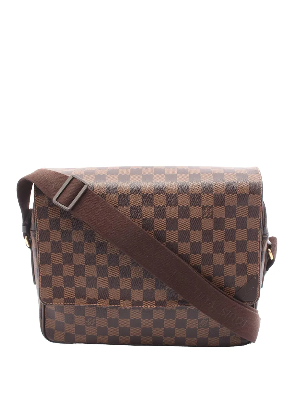 Louis Vuitton Pre-Owned 2012 Damier Ebene Shelton MM crossbody bag - Brown
