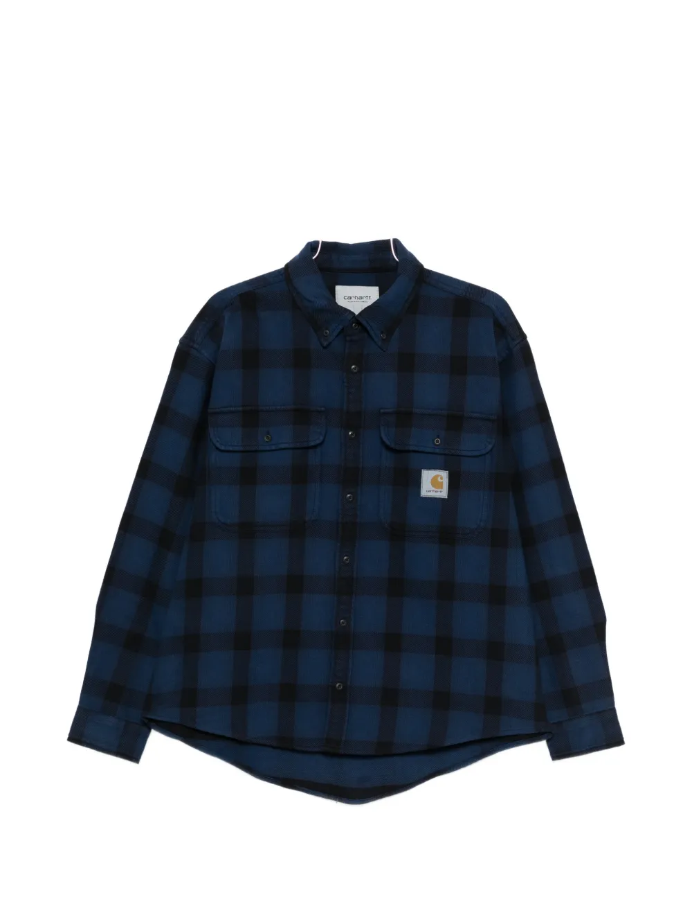 Carhartt WIP check flap-pocket shirt - Blu