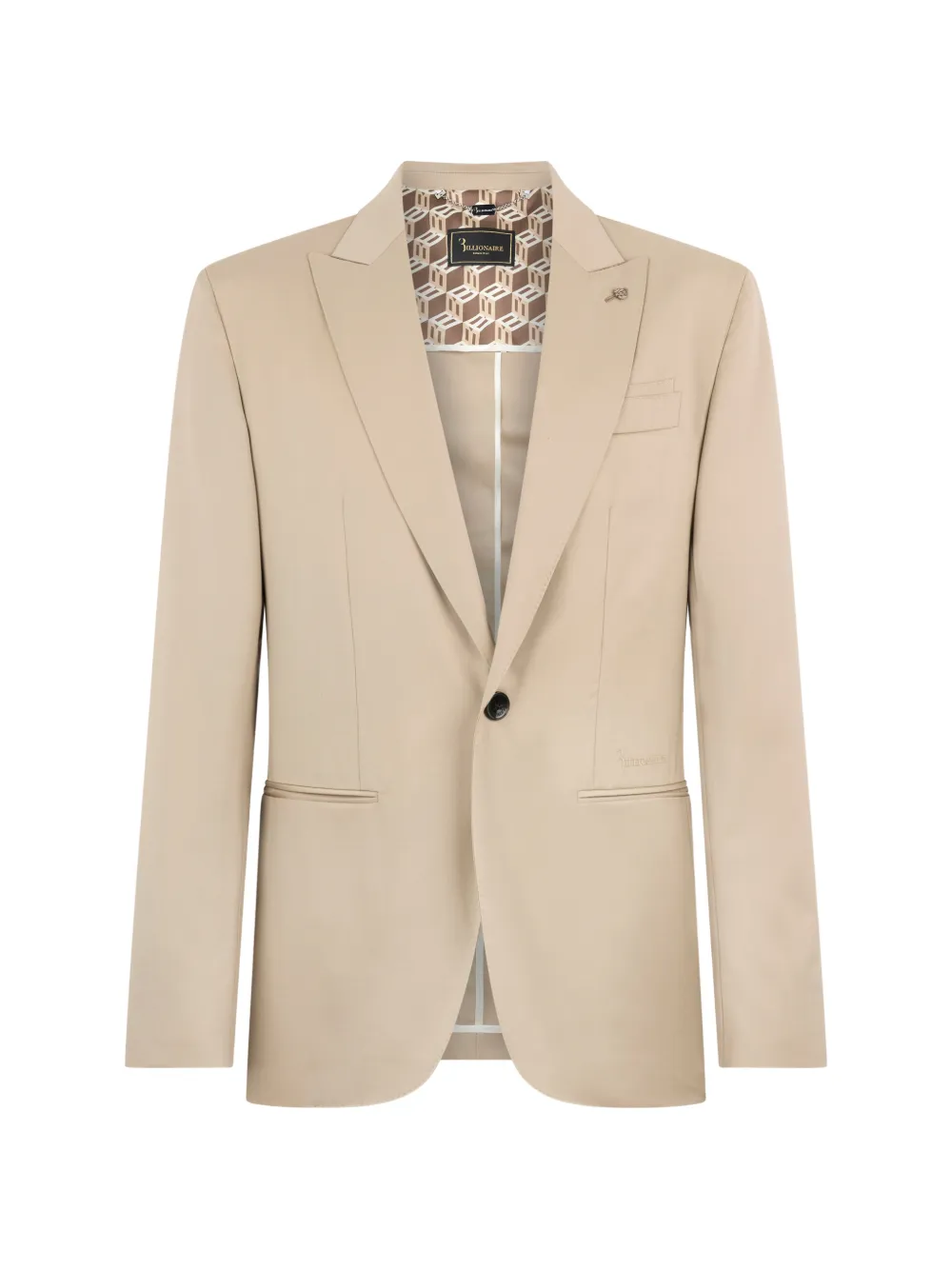 Billionaire single-breasted blazer