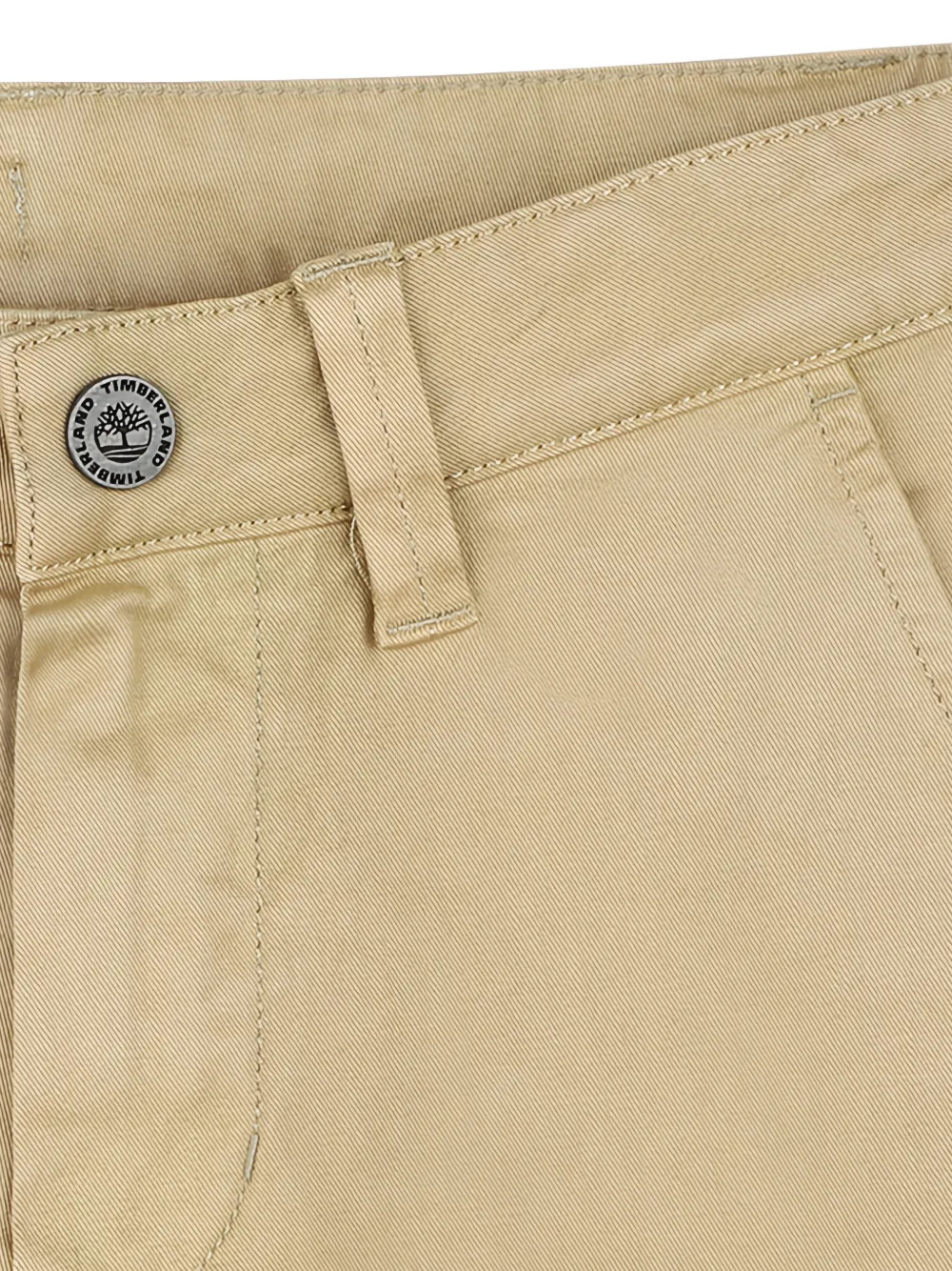 Timberland Kids Bermuda shorts met logopatch Beige