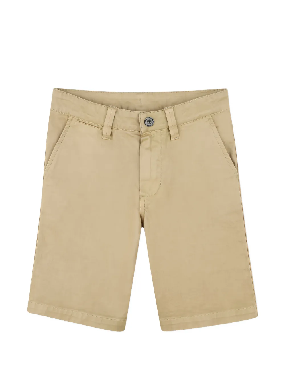 Timberland Kids logo-patch bermuda shorts - Toni neutri