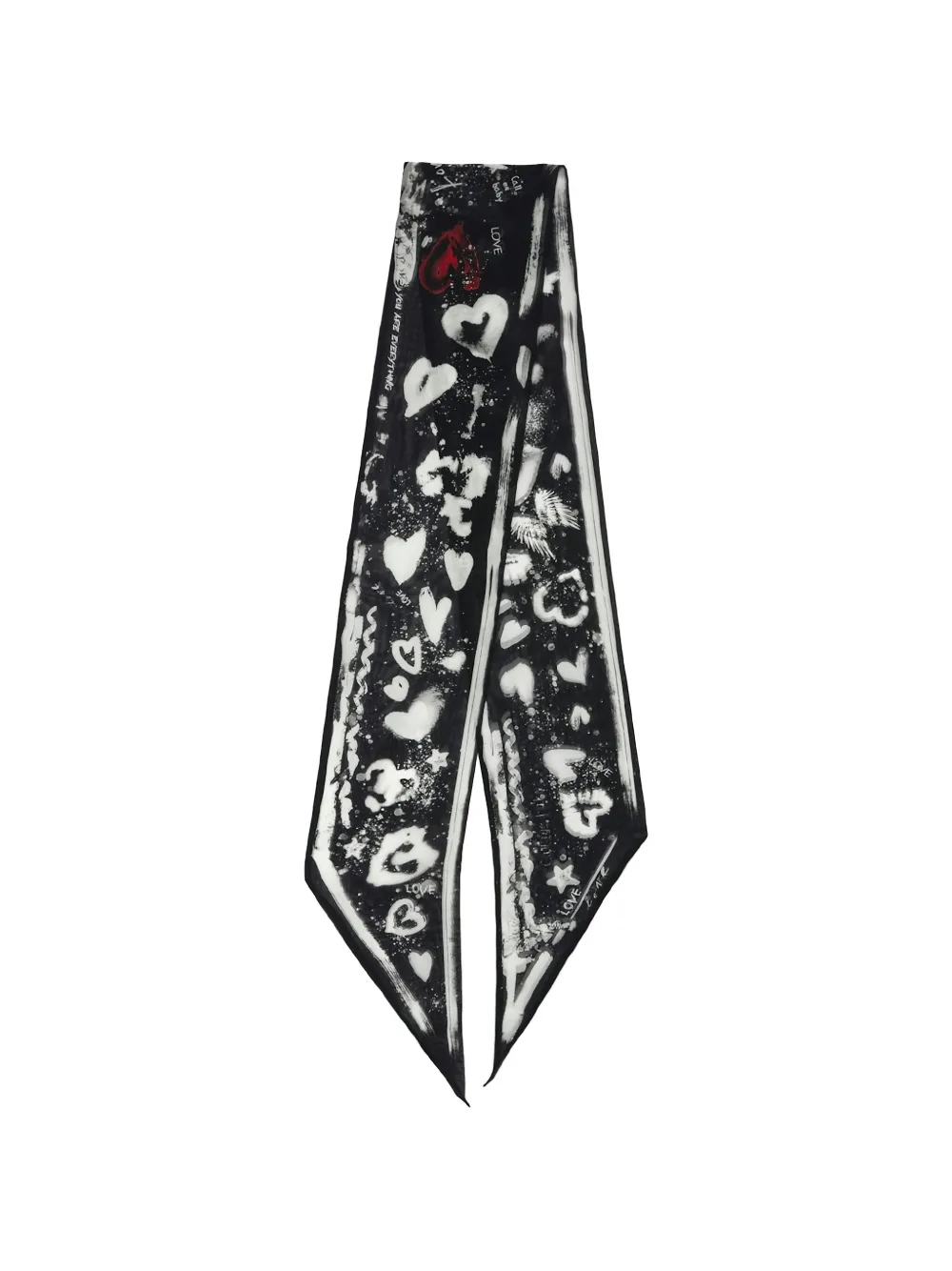 Zadig&Voltaire Jessie Love scarf - Nero