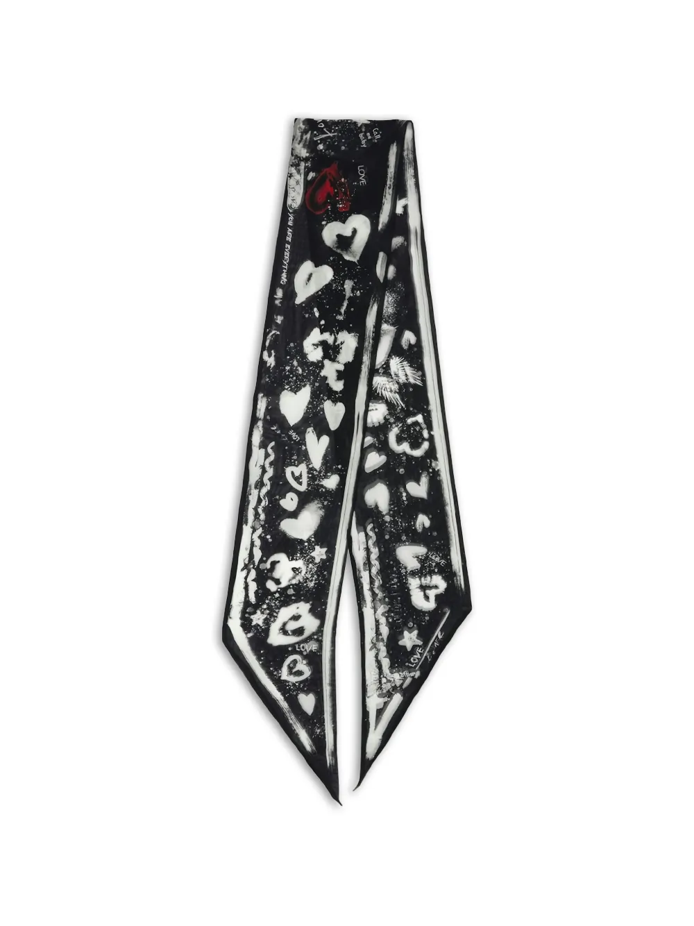 Zadig&Voltaire Jessie Love scarf - Nero