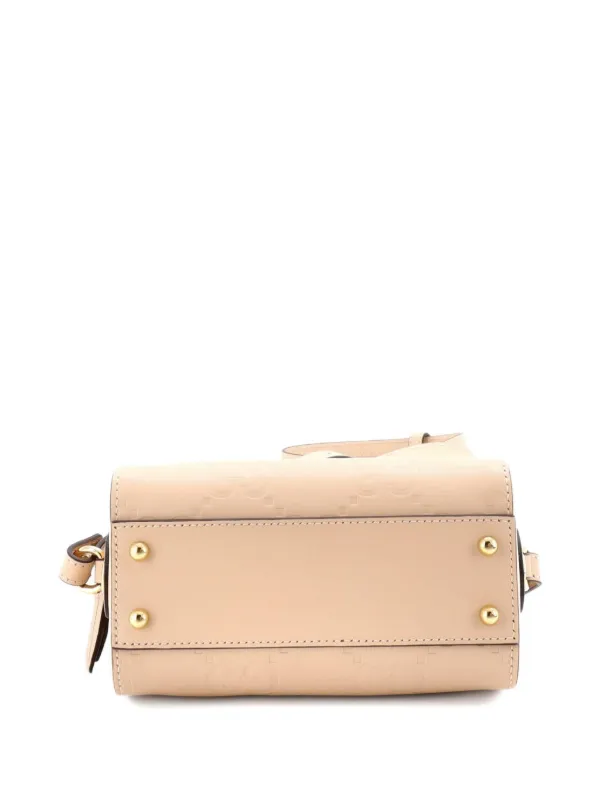 Gucci Pre-Owned コンバーチブル トップハンドル ジャンボ GGエンボス
