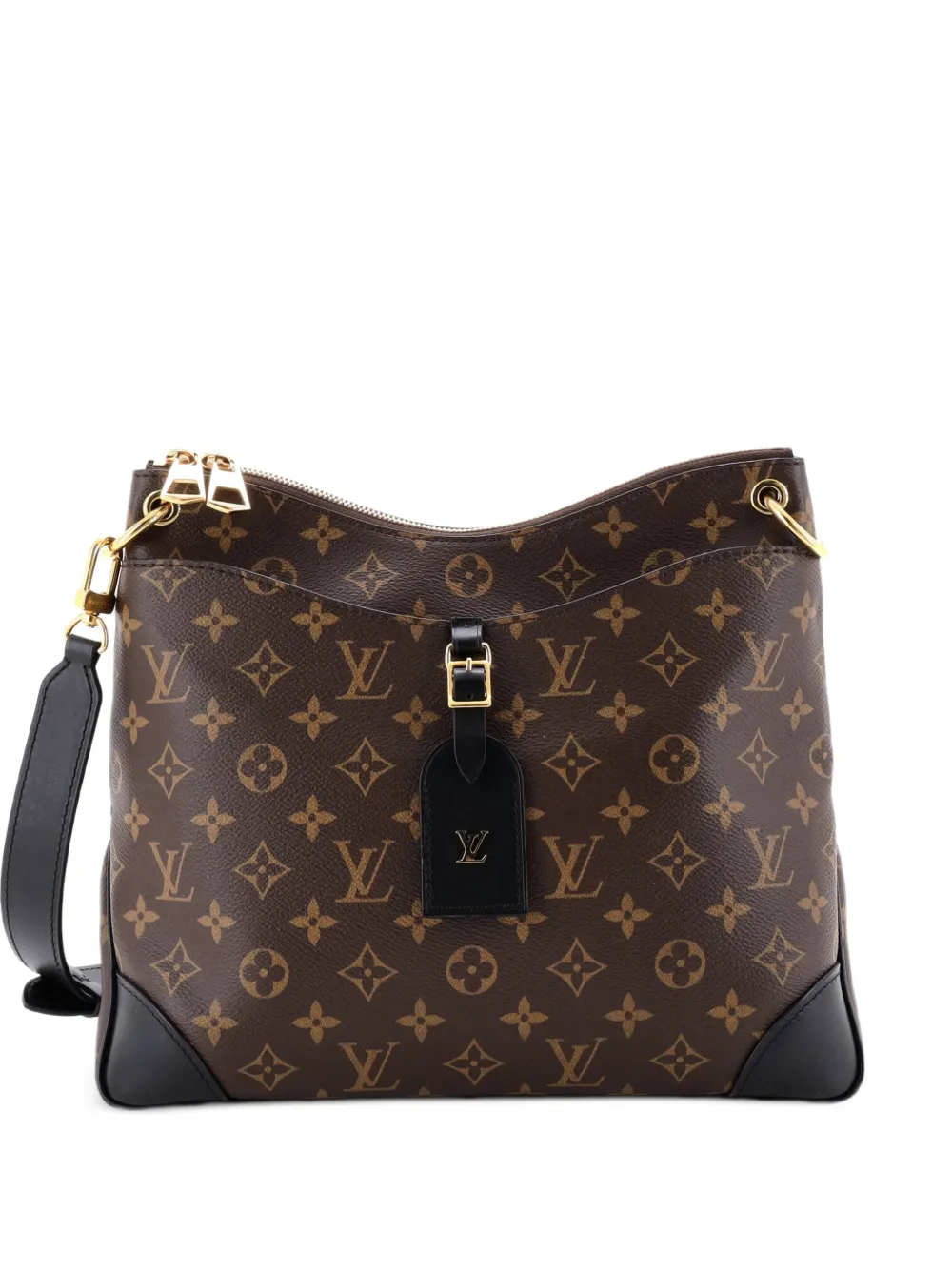 Louis Vuitton Pre-Owned Odeon NM Handbag Monogram Canvas MM crossbody bag - Nero