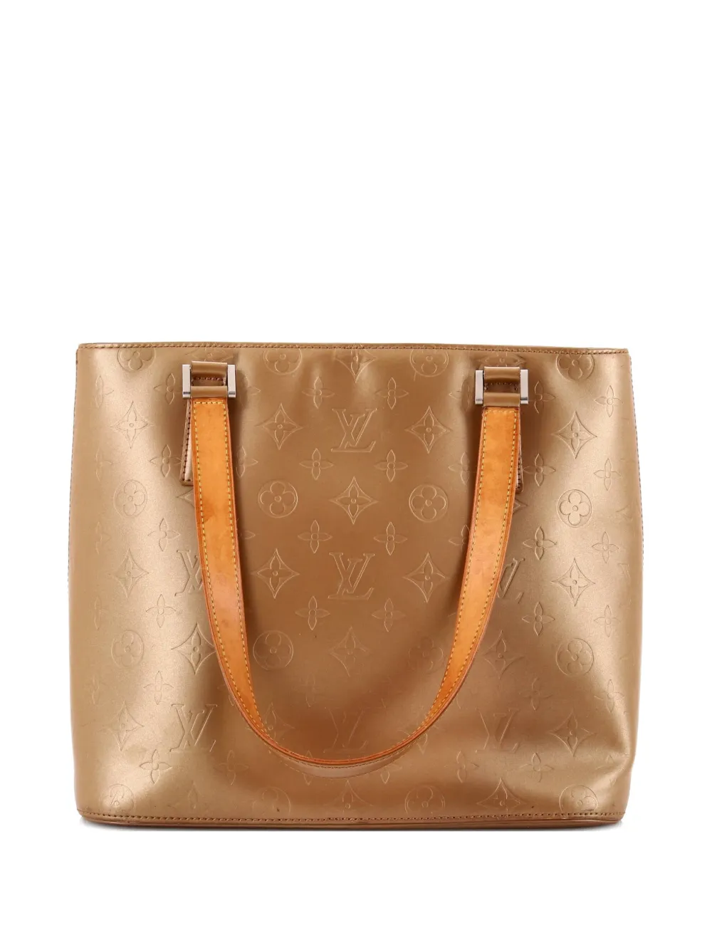 Louis Vuitton Pre-Owned Mat Stockton Handbag Monogram Vernis tote bag - Oro