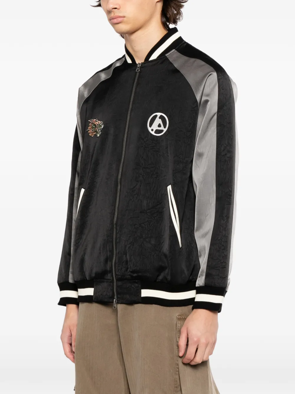 PEACE AND AFTER x Linkin Park jack met geborduurd logo Zwart