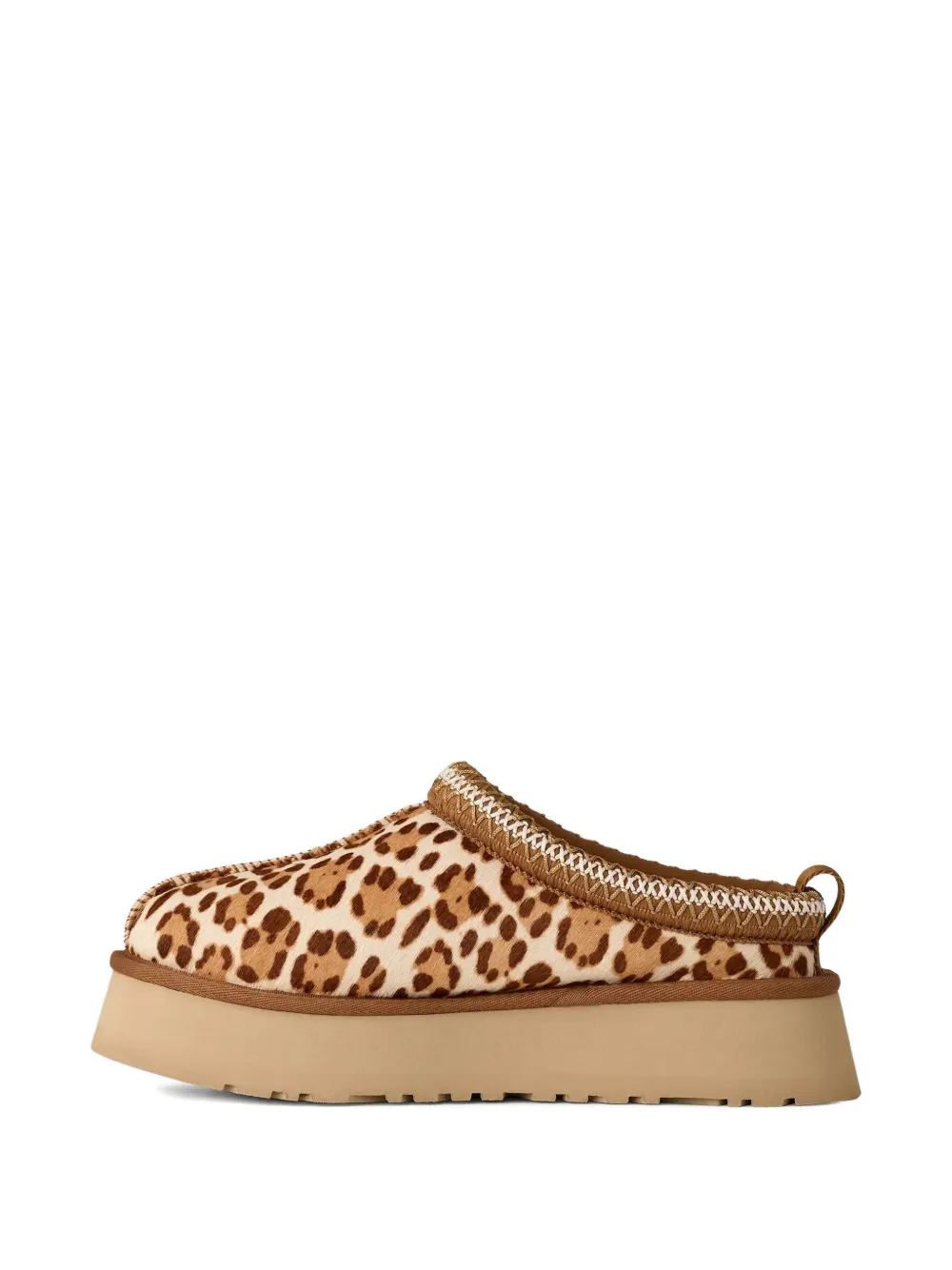 Ugg Plains Leopard Mules In Neutral