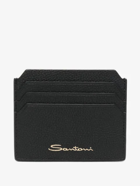Santoni logo-print wallet
