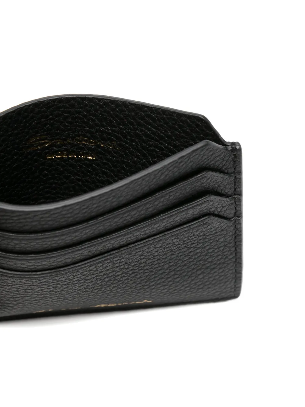  Santoni Logo-print Wallet - Black 