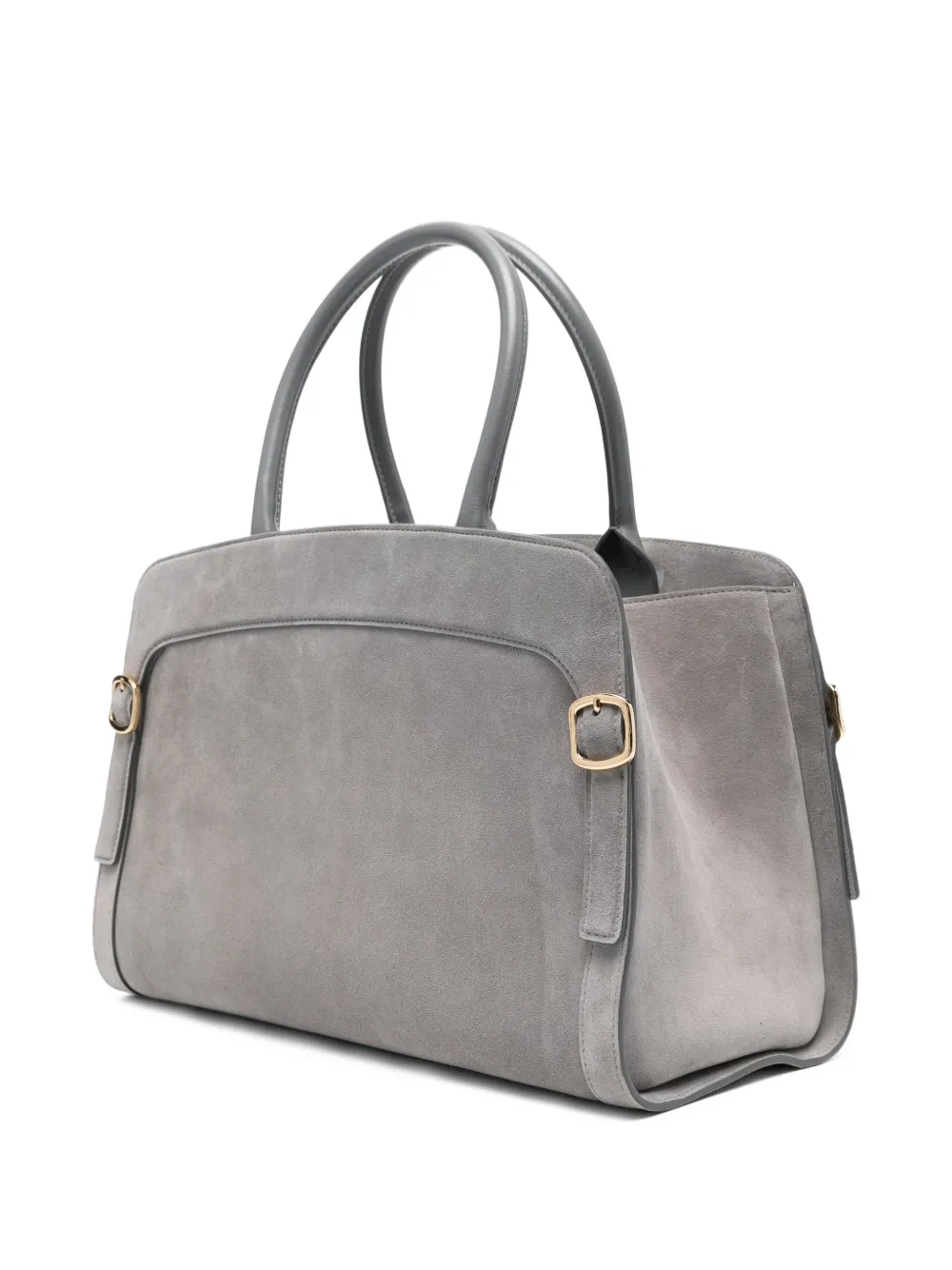  Santoni Buckle-detail Tote Bag - Grey 
