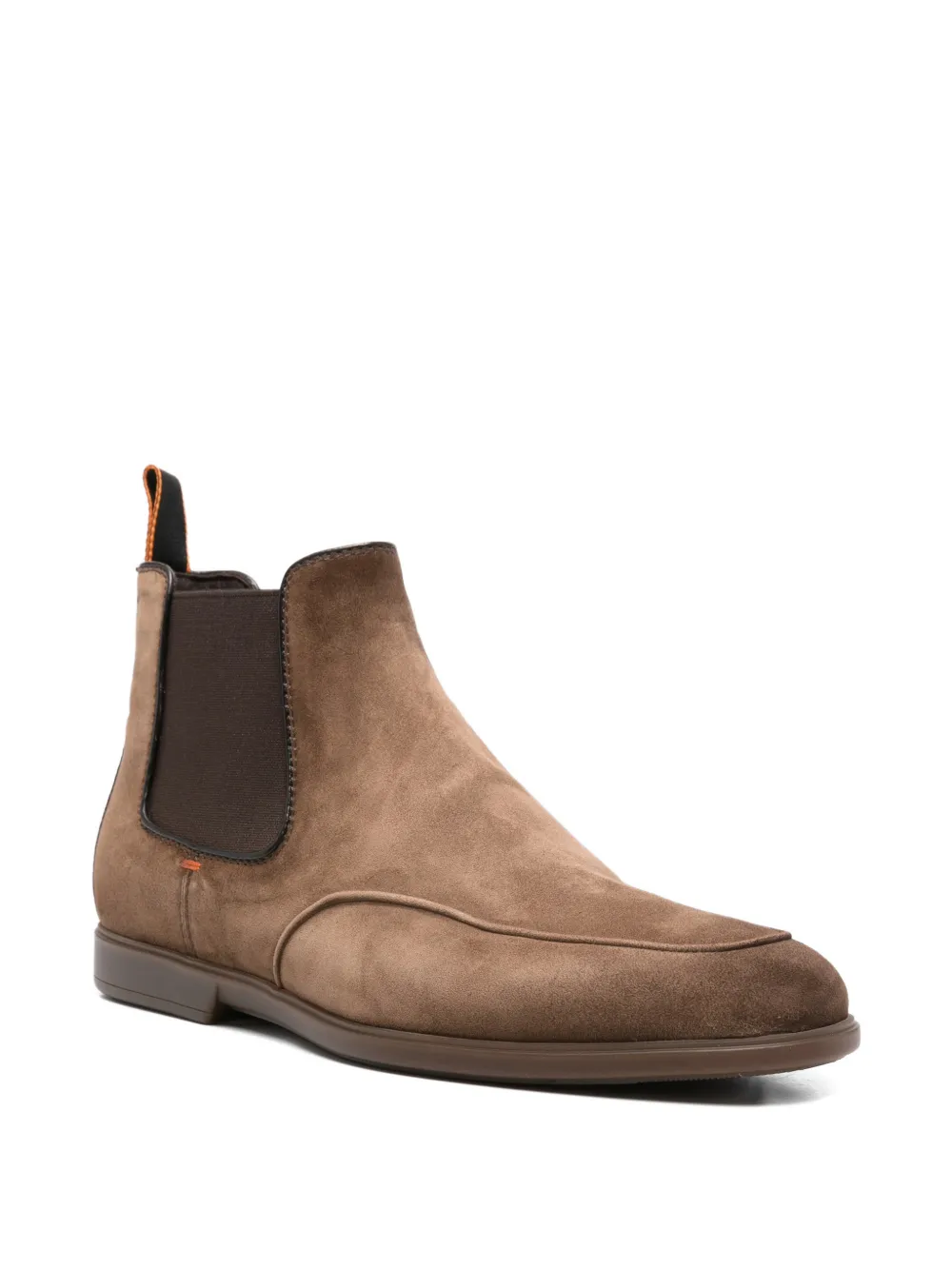 Santoni elastic-panel boots Bruin
