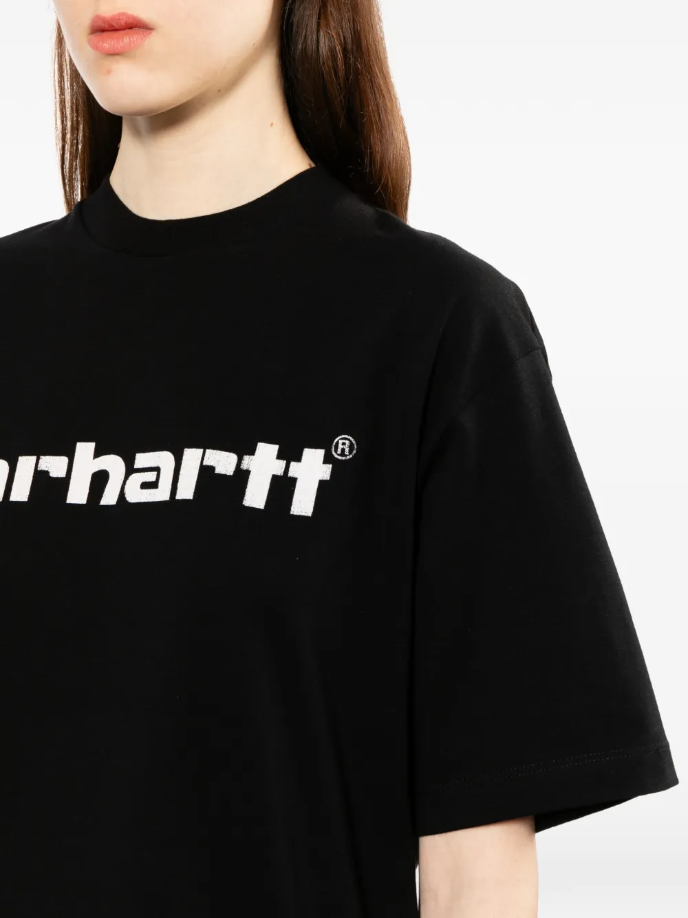 Carhartt WIP S S Archive Script T-shirt Zwart