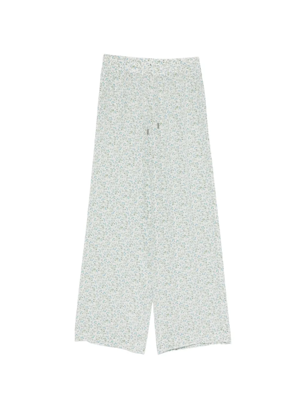 Ermanno Scervino Pantaloni a fiori - Bianco