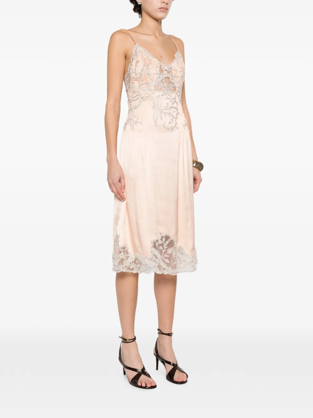 Ermanno Scervino Midi-jurk Roze