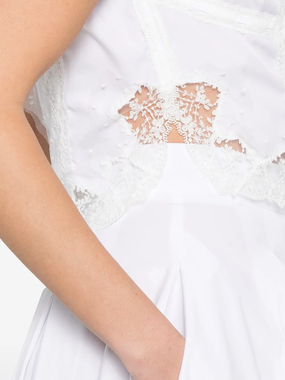 Ermanno Scervino Top met kant Wit