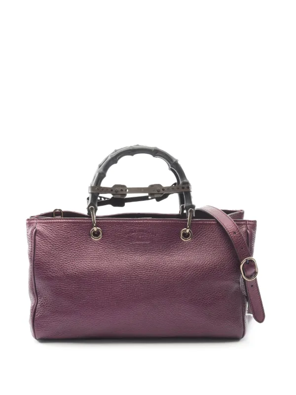 Gucci Pre-Owned 2016-2026 ミディアム バンブー ショッパー