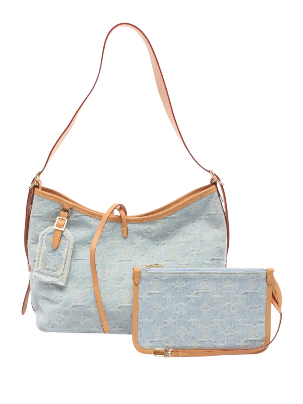 Louis Vuitton Pre-Owned 2021-2026 LV By the Pool Carryall PM shoulder bag - Blu