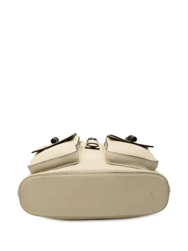 Gucci Pre-Owned 2000-2015 レザー バンブー タッセル バックパック 